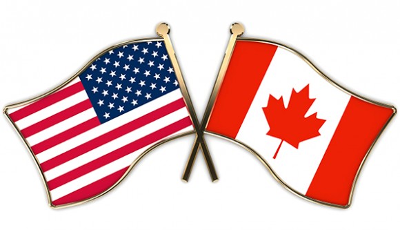 Canada-US Flags